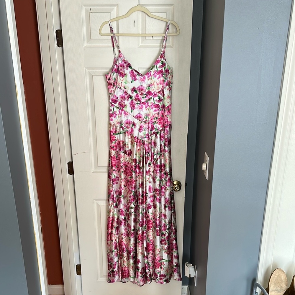 Vibrant Floral Maxi Dress